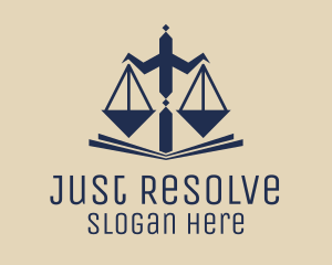 Legal Scales of Justice logo