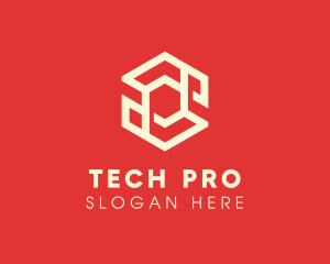 Digital Hexagon Tech logo design