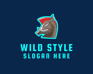 Wild Boar Head logo design