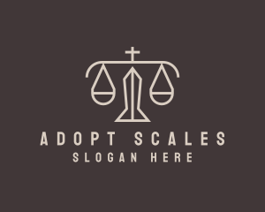 Legal Counsel Scale logo design