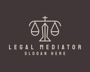 Legal Counsel Scale logo design