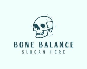 Spooky Skull Skeleton logo