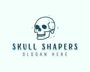 Spooky Skull Skeleton logo