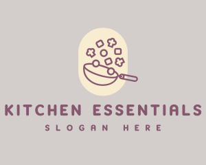 Minimalist Kitchen Cook logo design