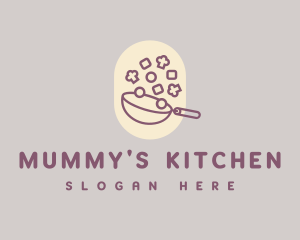 Minimalist Kitchen Cook logo design