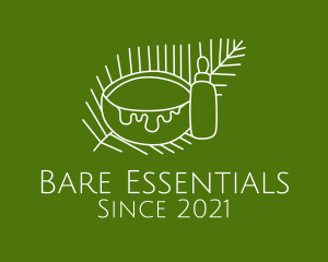 Coconut Essential Oil  logo design