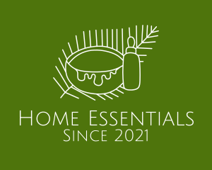 Coconut Essential Oil  logo design