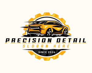 Gear Car Automobile logo design