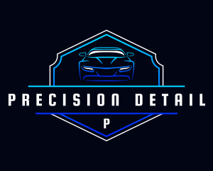 Car Driving Detailing logo design