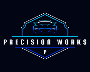 Car Driving Detailing logo design