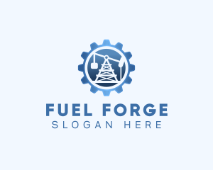 Oil Rig Industrial logo