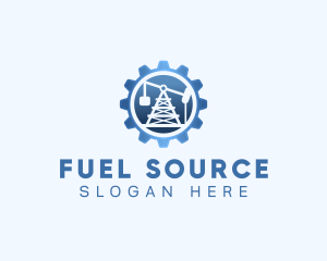 Oil Rig Industrial logo