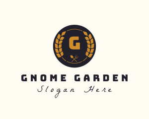 Gardening Wreath Dining logo design