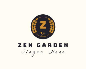 Gardening Wreath Dining logo design