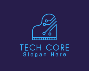 Grand Piano Tech logo design