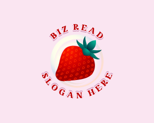 Sweet Strawberry Fruit logo design