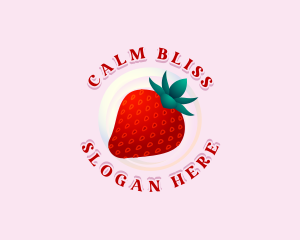 Sweet Strawberry Fruit logo design