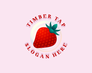 Sweet Strawberry Fruit logo design