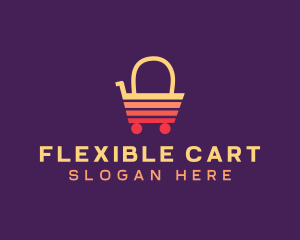 Retail Shopping Cart logo design