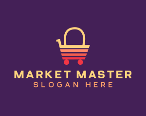 Retail Shopping Cart logo design