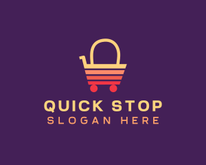 Retail Shopping Cart logo design