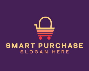 Retail Shopping Cart logo design