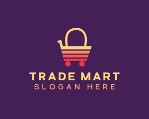 Retail Shopping Cart logo design