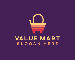 Retail Shopping Cart logo design