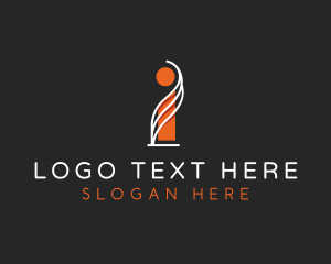 Fashion Styling Letter I logo