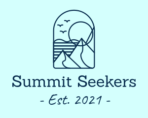 Sun Mountain Landscape logo