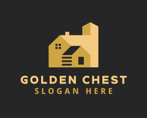 Golden House Real Estate logo design