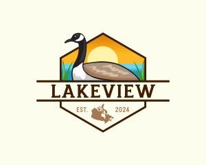 Wildlife Goose Bird logo design