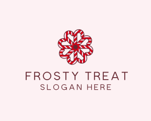 Sugar Cane Christmas Candy logo design