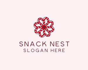 Sugar Cane Christmas Candy logo design