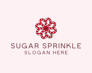 Sugar Cane Christmas Candy logo design