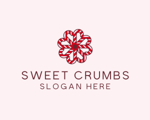 Sugar Cane Christmas Candy logo design