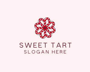 Sugar Cane Christmas Candy logo design