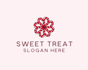 Sugar Cane Christmas Candy logo design