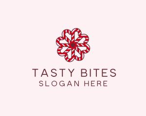 Sugar Cane Christmas Candy logo design