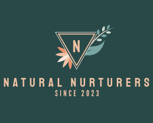 Nature Tropical Flower logo design