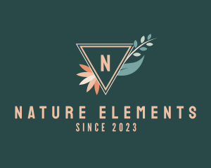 Nature Tropical Flower logo design