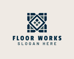 Tile Flooring Pattern logo design