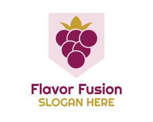 Fruit Grape King logo design