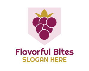 Fruit Grape King logo design