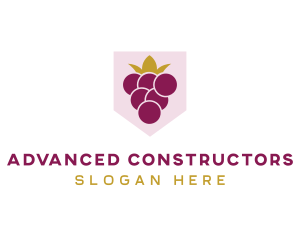 Royal Fruit Grape logo design