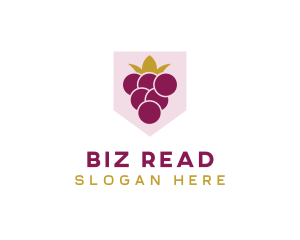 Royal Fruit Grape logo design