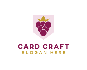 Royal Fruit Grape logo design