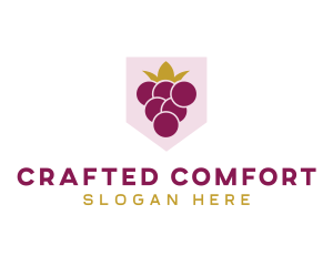 Royal Fruit Grape logo design