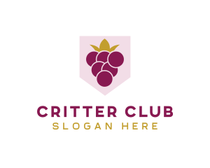 Royal Fruit Grape logo design