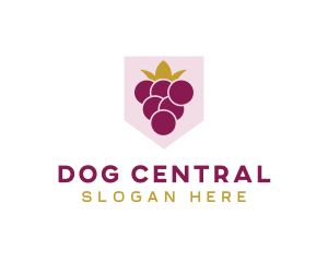 Royal Fruit Grape logo design